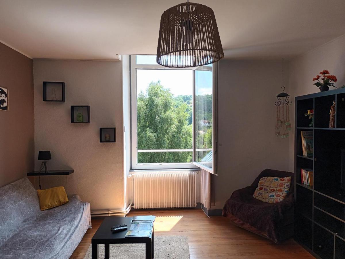 Appartement Chaleureux De 82M2 Proche De Vulcania Pontaumur Exterior foto